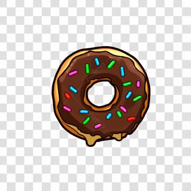 Baixe grátis donuts de chocolate doces png transparente free