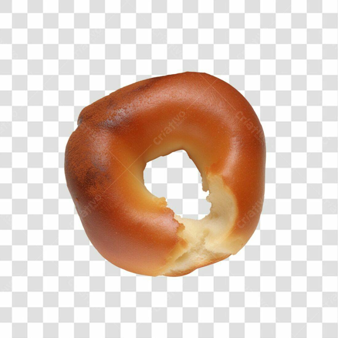 Icone de Bagel PNG com fundo transparente