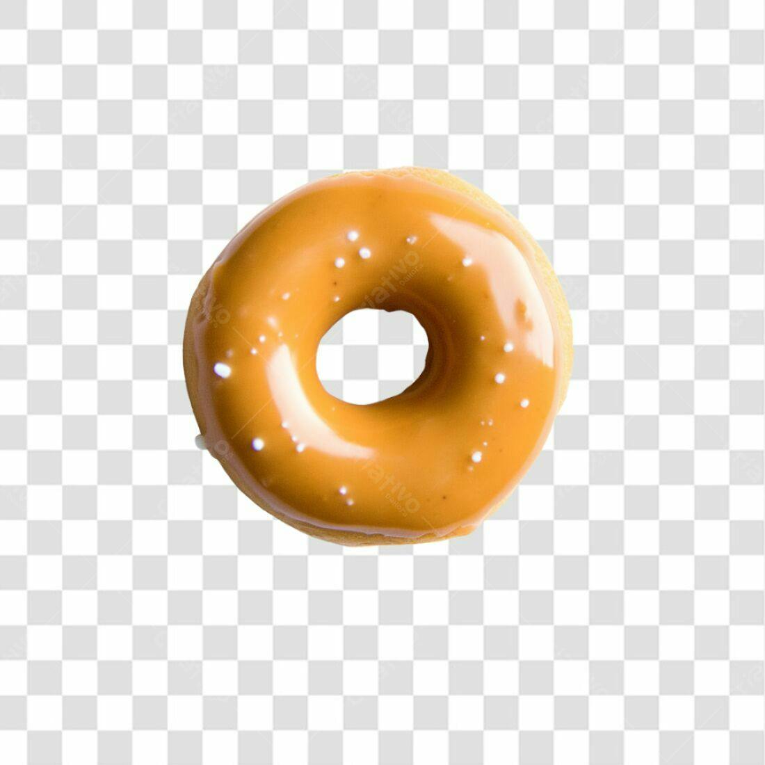 Icone Donut confeitado PNG com fundo transparente