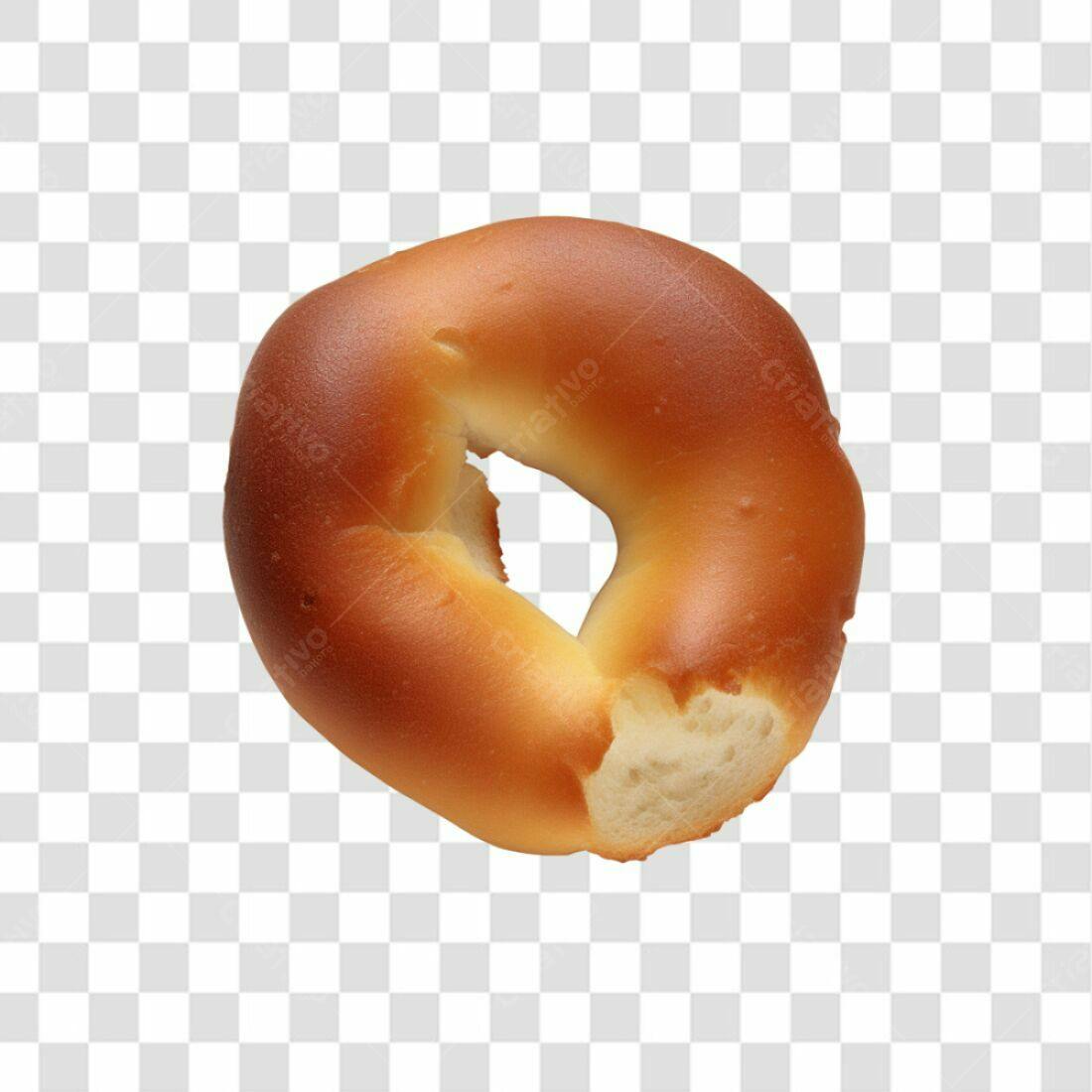 Icone de Bagel PNG com fundo transparente