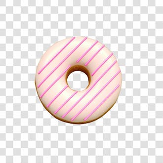 Baixe grátis donuts rosa com branco doces png transparente free