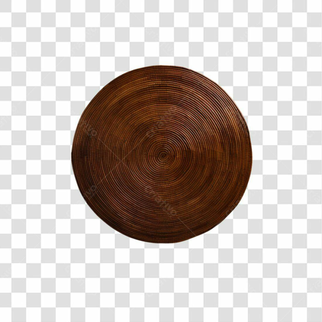 Icone de textura circular em marrom PNG com fundo transparente