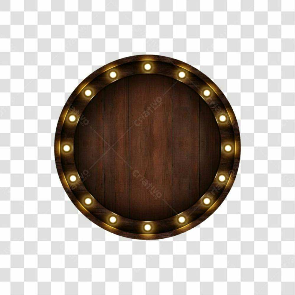 Placa 3D De Madeira Png Transparente (9)