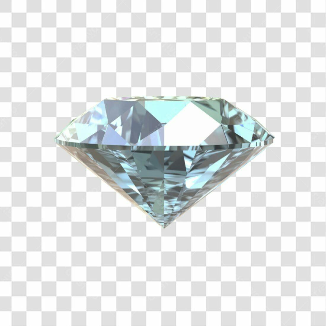 Icone Diamante Azul PNG com fundo transparente