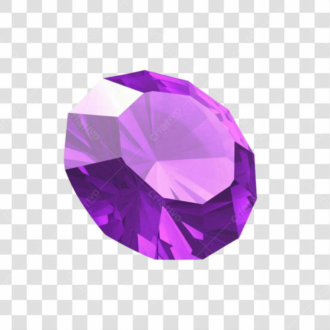 Icone Diamante Roxo PNG com fundo transparente