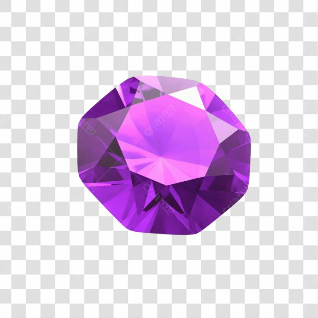 Icone Joia Roxa PNG com fundo transparente