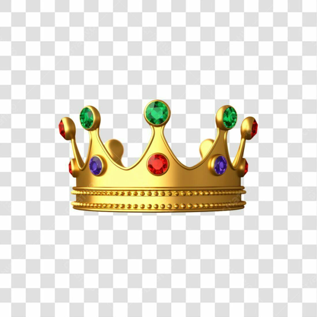 Icone Coroa Ouro Joias PNG com fundo transparente