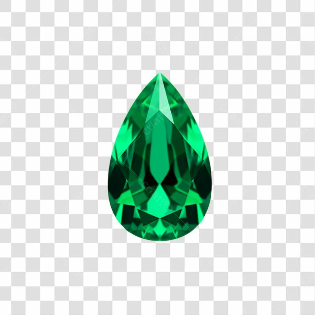 Icone Esmeralda PNG com fundo transparente