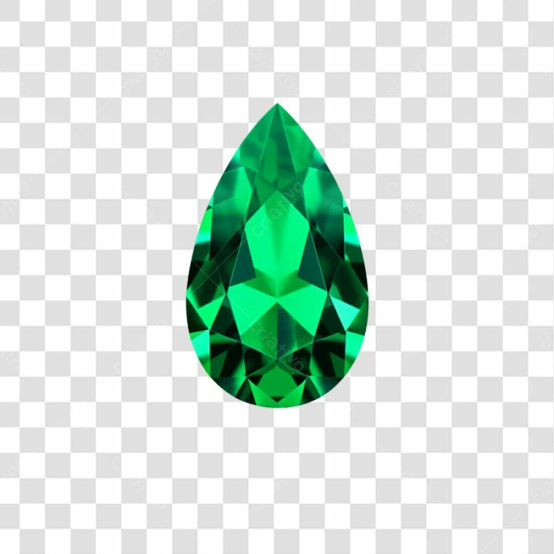 Icone Esmeralda PNG com fundo transparente