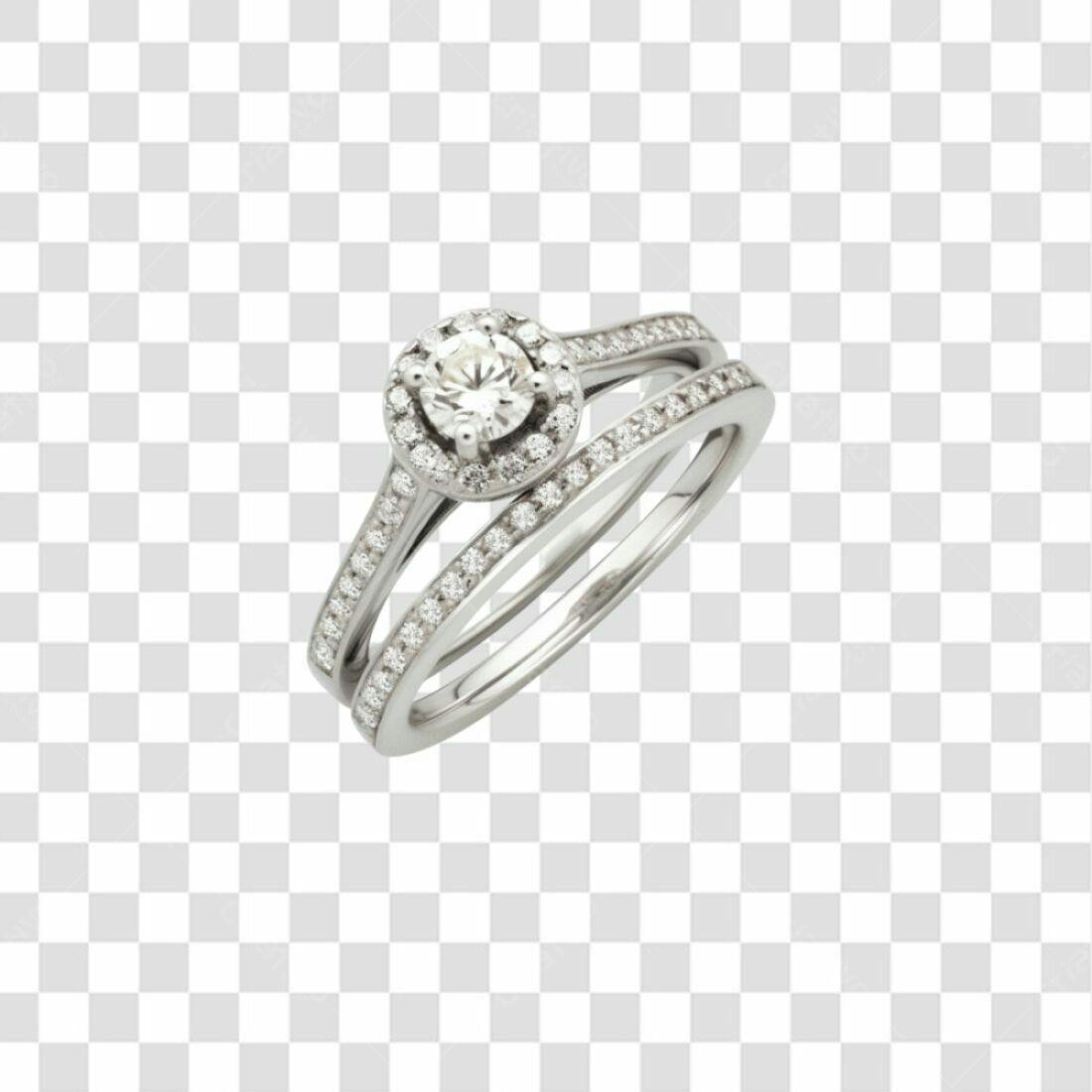Icone Anel de Diamantes PNG com fundo transparente