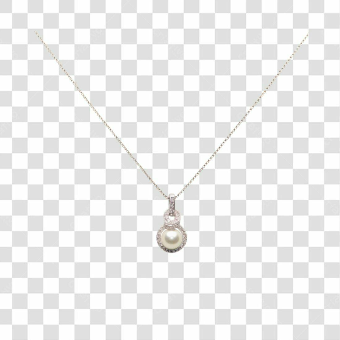 Icone de Colar com Pérola PNG com fundo transparente