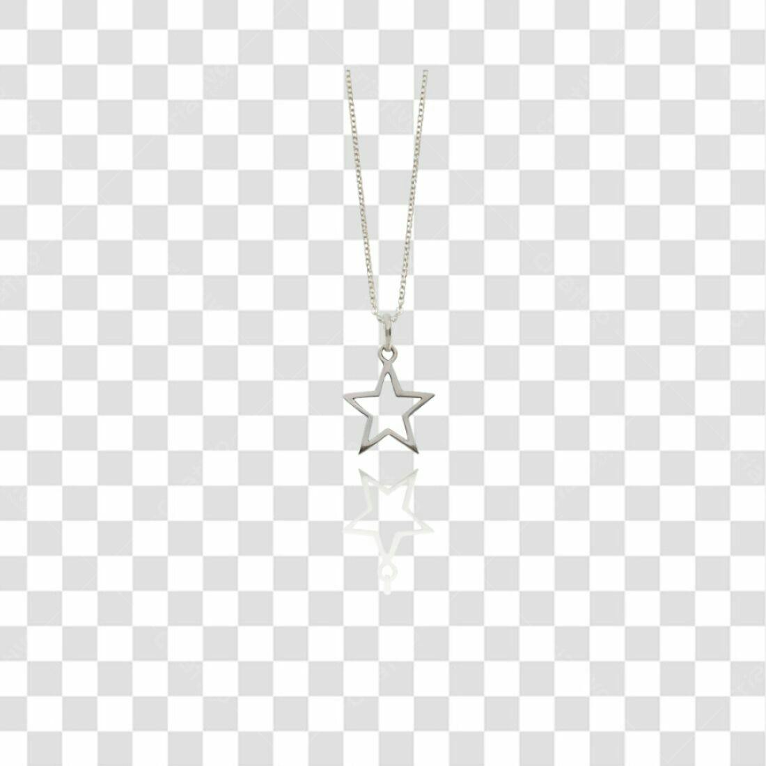 Icone Estrela Prata PNG com fundo transparente