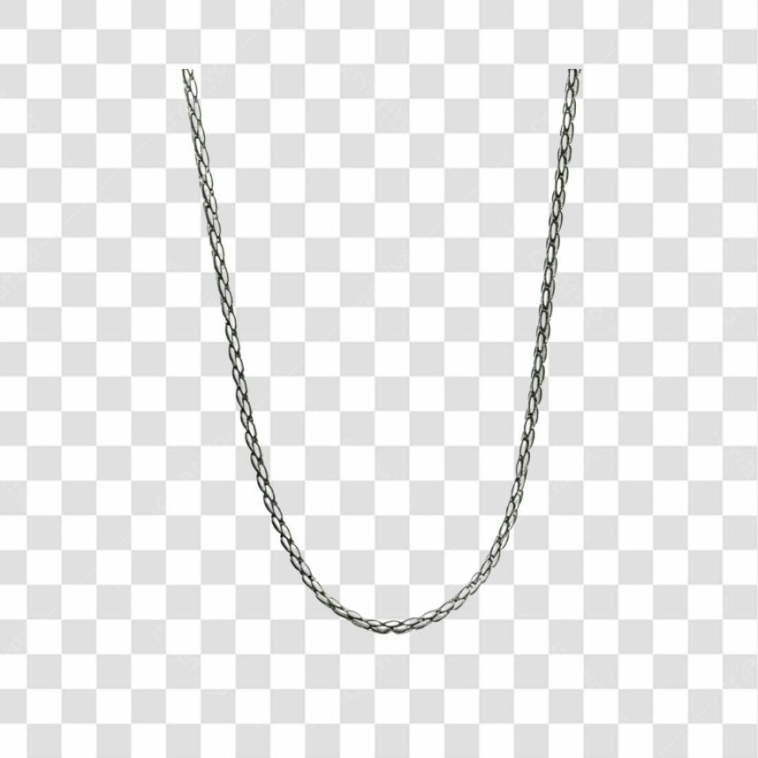 Icone de corrente de prata PNG com fundo transparente