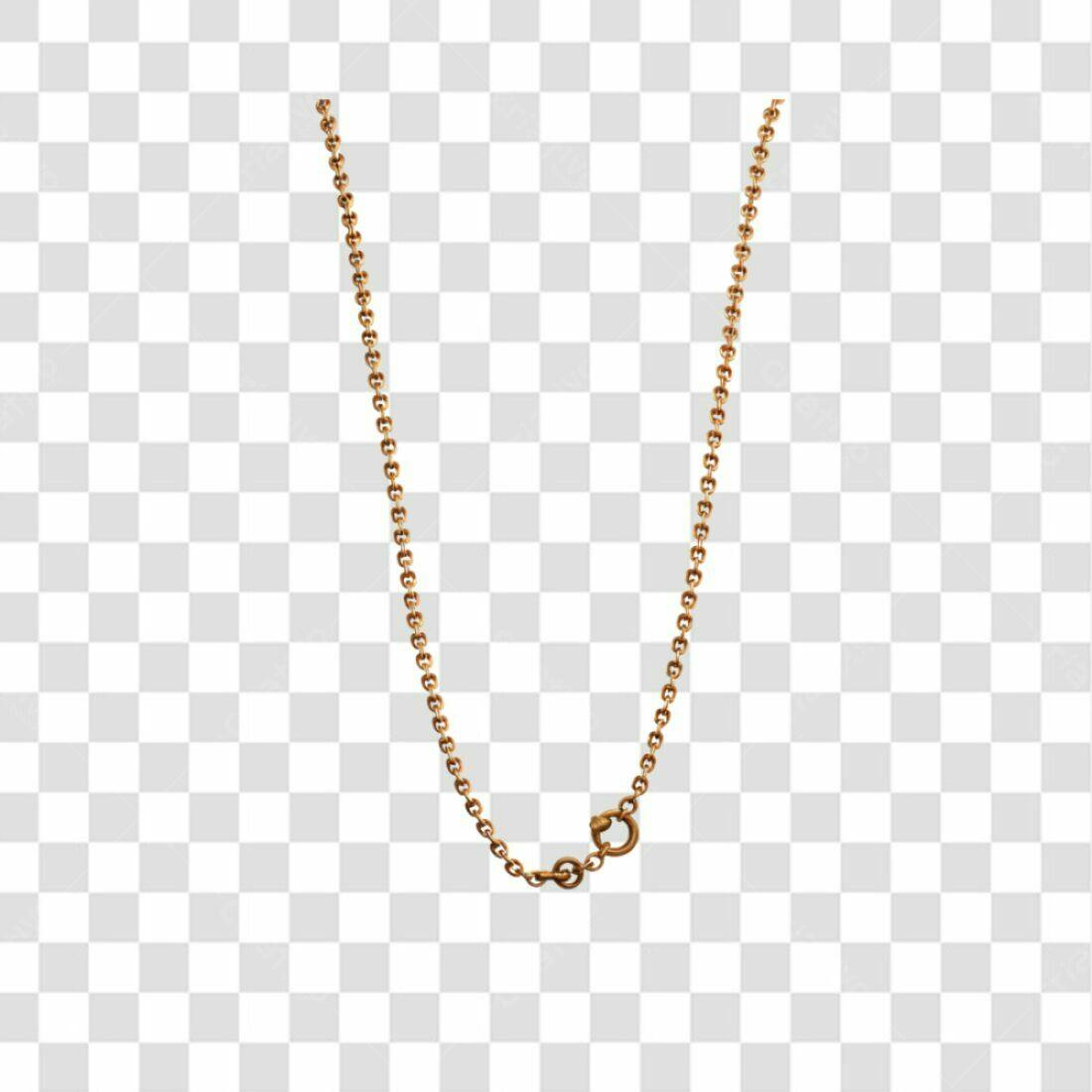 Icone de Corrente de Ouro PNG com fundo transparente