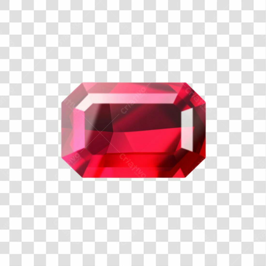 Icone Rubi Gem PNG com fundo transparente