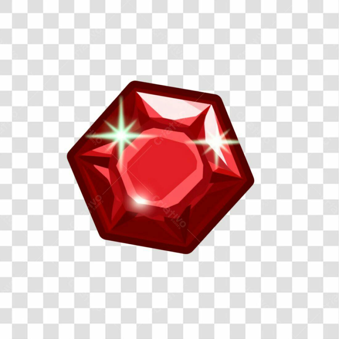 Icone Rubi Vermelho PNG com fundo transparente