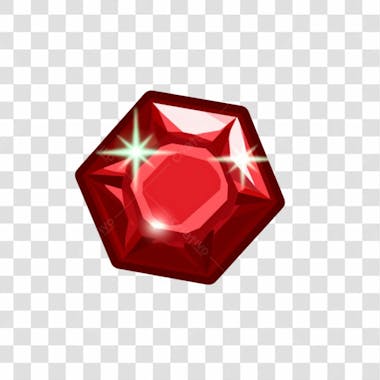 Baixe de graça diamante vermelho png transparente