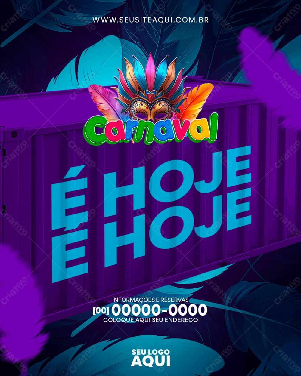 FEED | CARNAVAL | CARNIVAL | FESTA | PSD EDITÁVEL