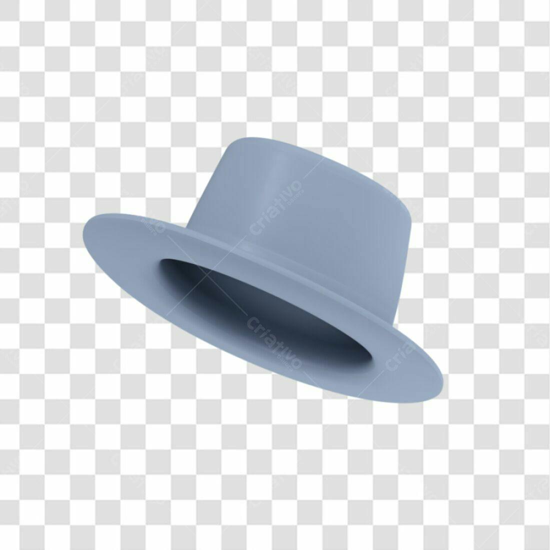 Icone Chapéu Cinza PNG com fundo transparente