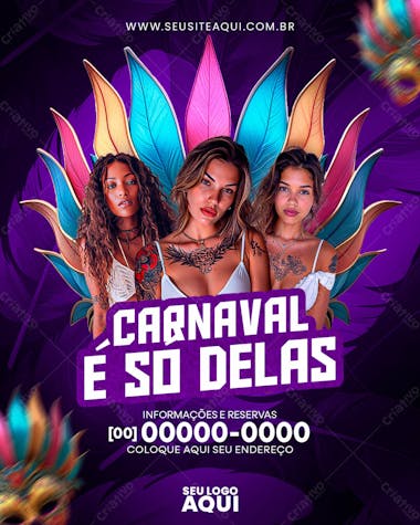 Feed | carnaval | carnival | festa | psd editável