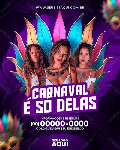 FEED | CARNAVAL | CARNIVAL | FESTA | PSD EDITÁVEL