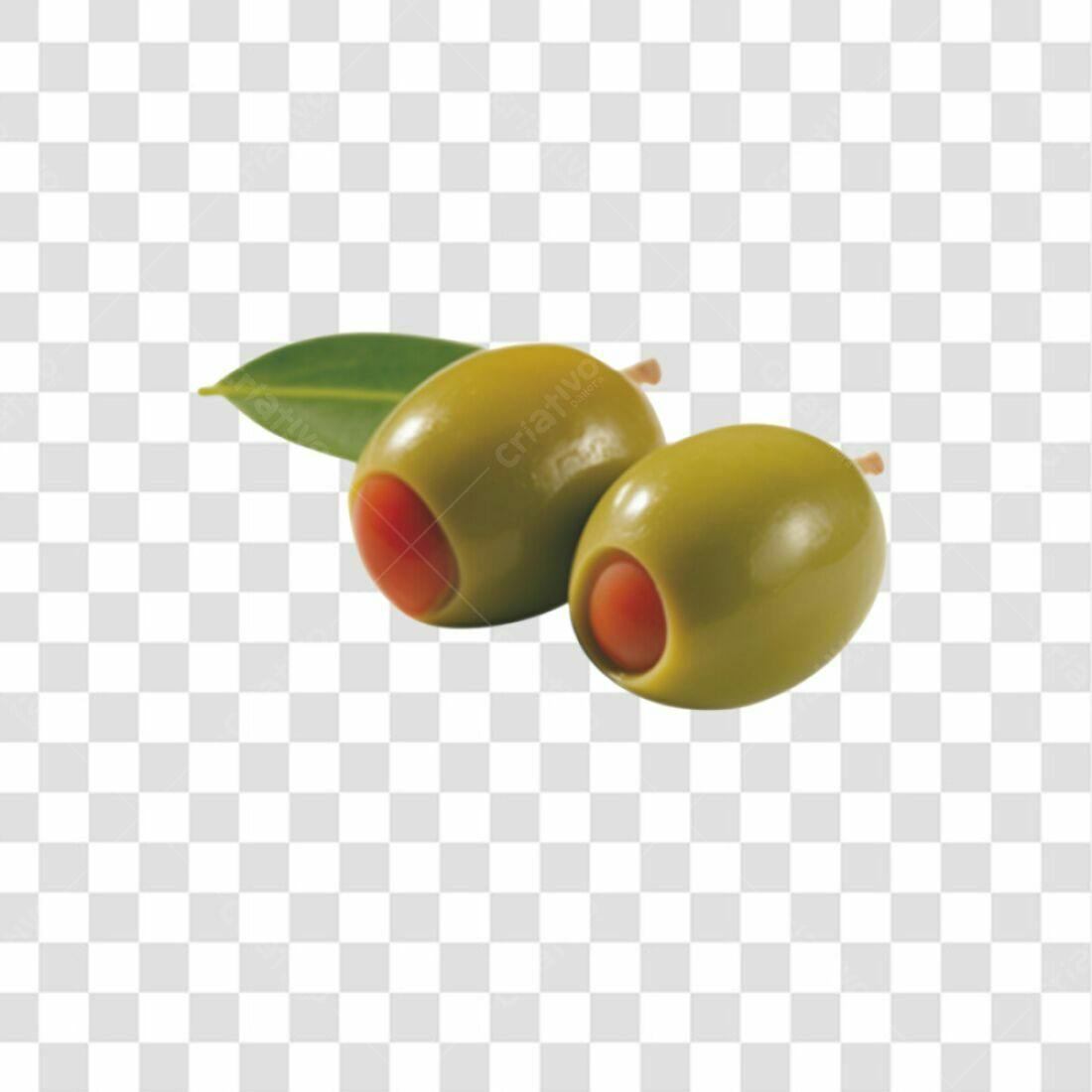 Icone Azeitonas Verdes PNG com fundo transparente