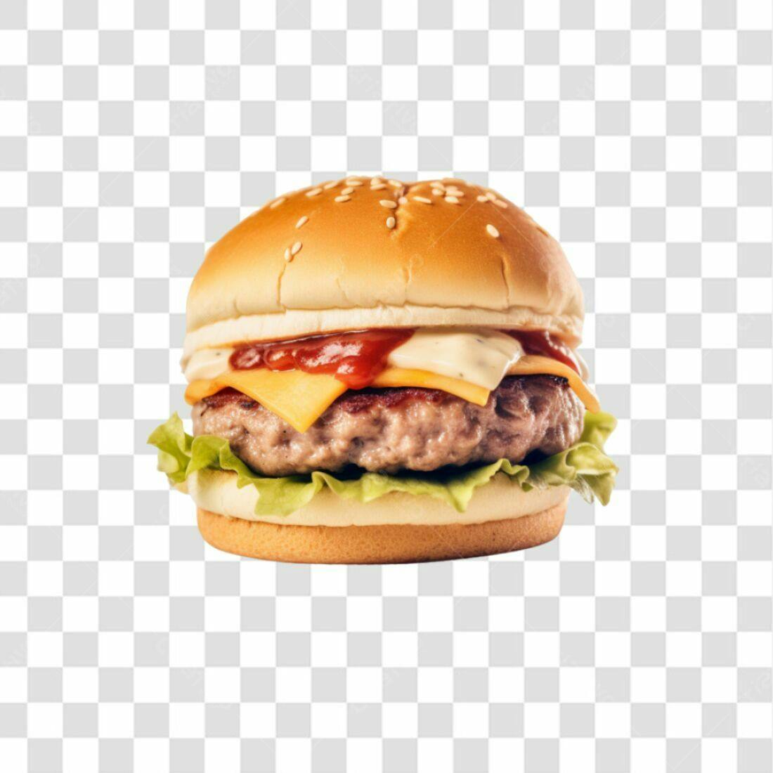 Icone Hambúrguer PNG com fundo transparente