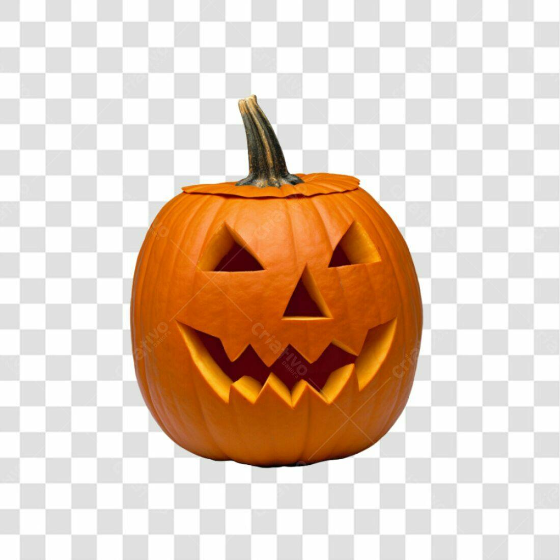 Icone Abóbora Halloween PNG com fundo transparente