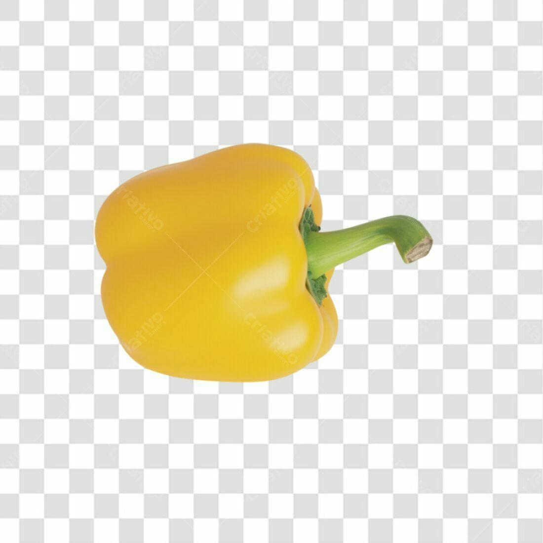 Icone Pimentão Amarelo PNG com fundo transparente