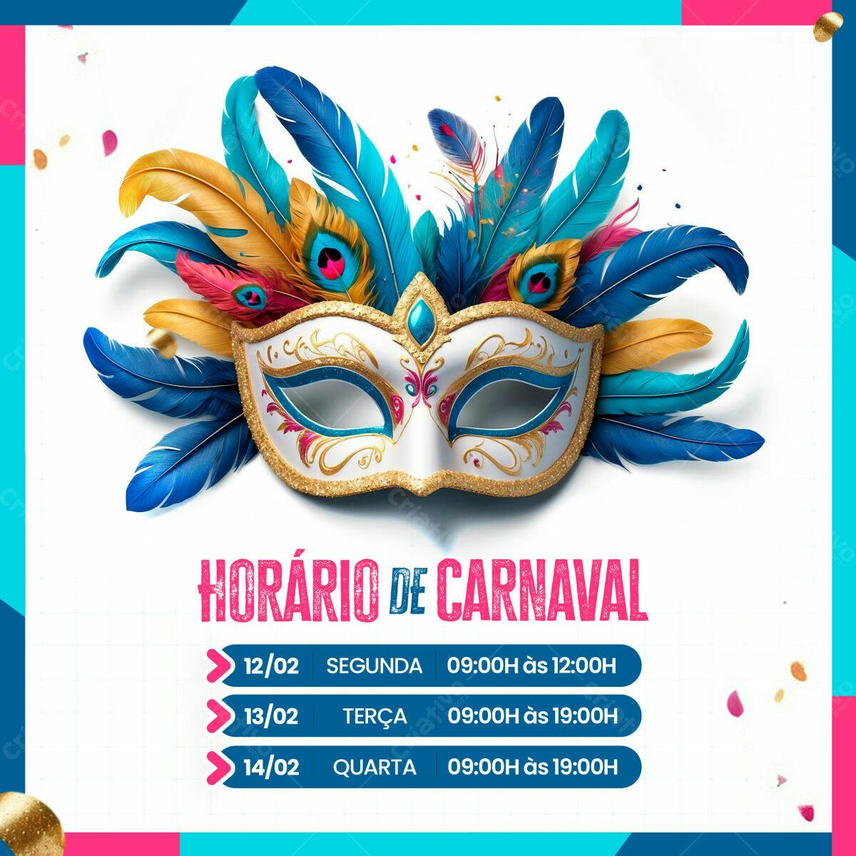 Flyer Carnaval PSD Editável
