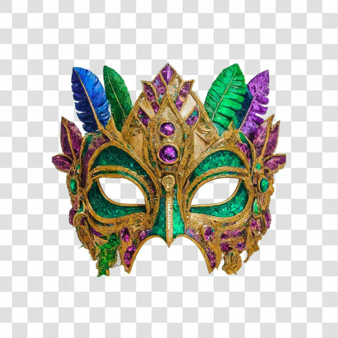 Máscara Carnaval PNG com fundo transparente