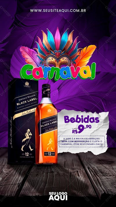 STORY | CARNAVAL | CARNIVAL | FESTA | PSD EDITÁVEL