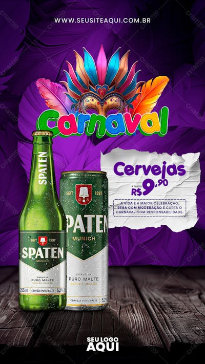 STORY | CARNAVAL | CARNIVAL | FESTA | PSD EDITÁVEL