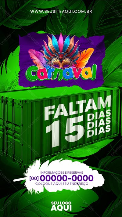 STORY | CARNAVAL | CARNIVAL | FESTA | PSD EDITÁVEL