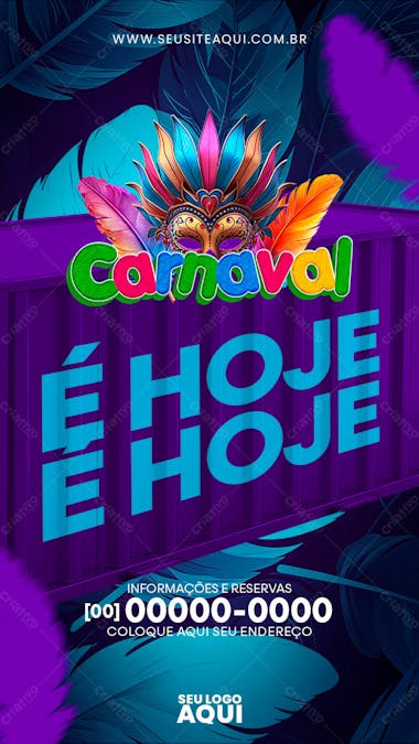 Story | carnaval | carnival | festa | psd editável