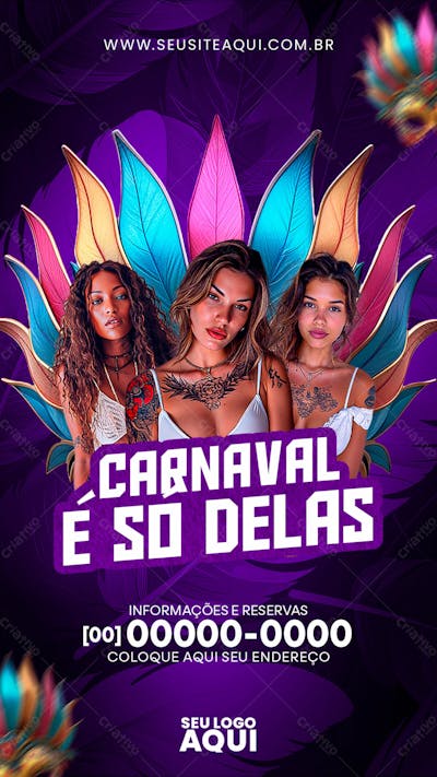 STORY | CARNAVAL | CARNIVAL | FESTA | PSD EDITÁVEL