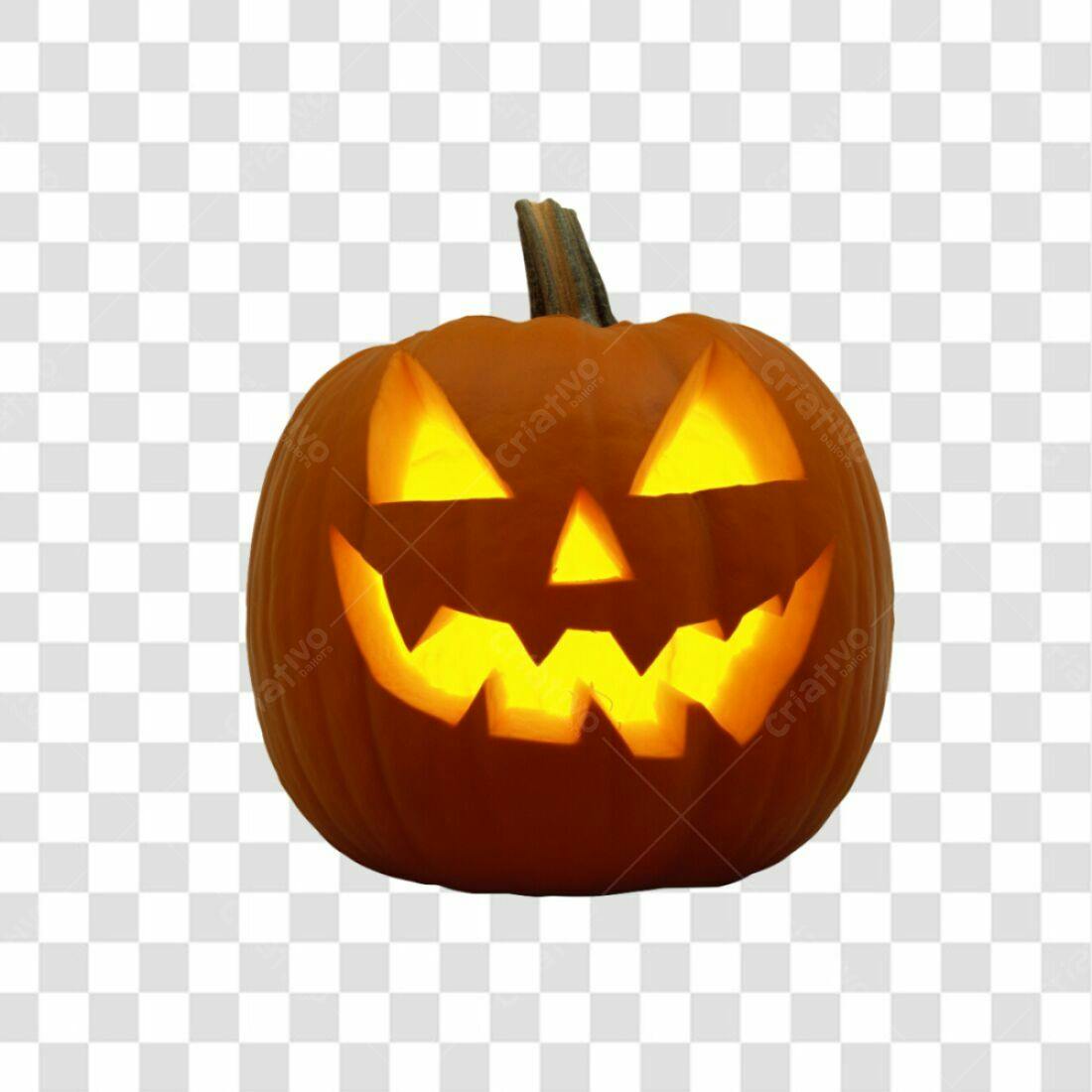 Icone Abóbora Halloween PNG com fundo transparente