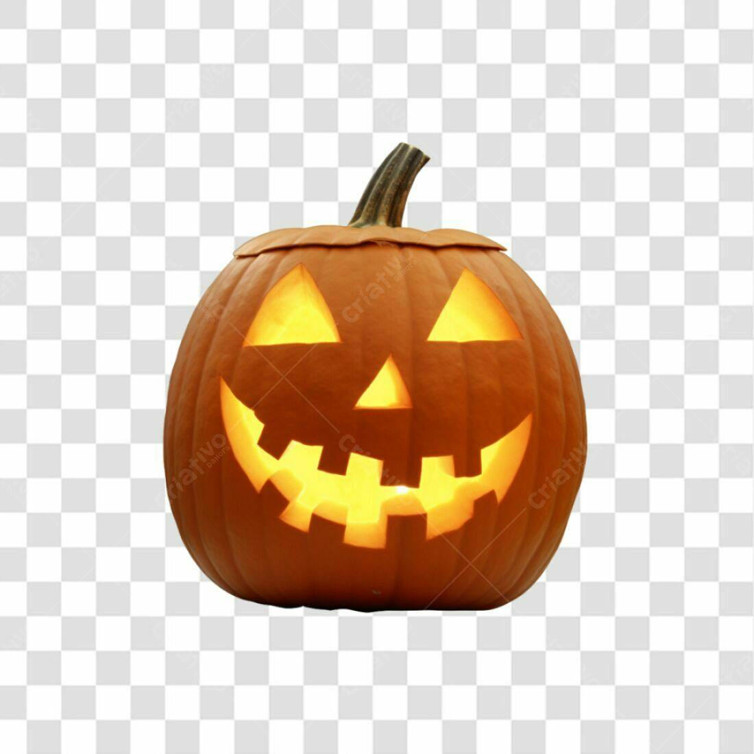 Icone Abóbora Halloween PNG com fundo transparente