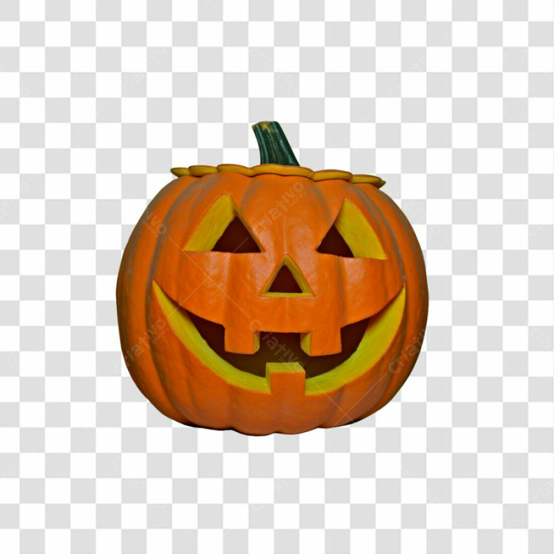 Icone Abóbora Halloween PNG com fundo transparente