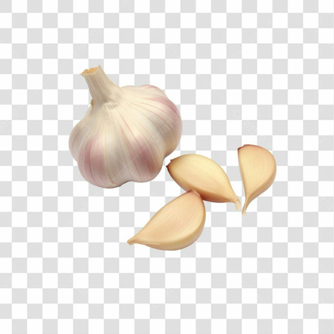 Icone de Alho PNG com fundo transparente