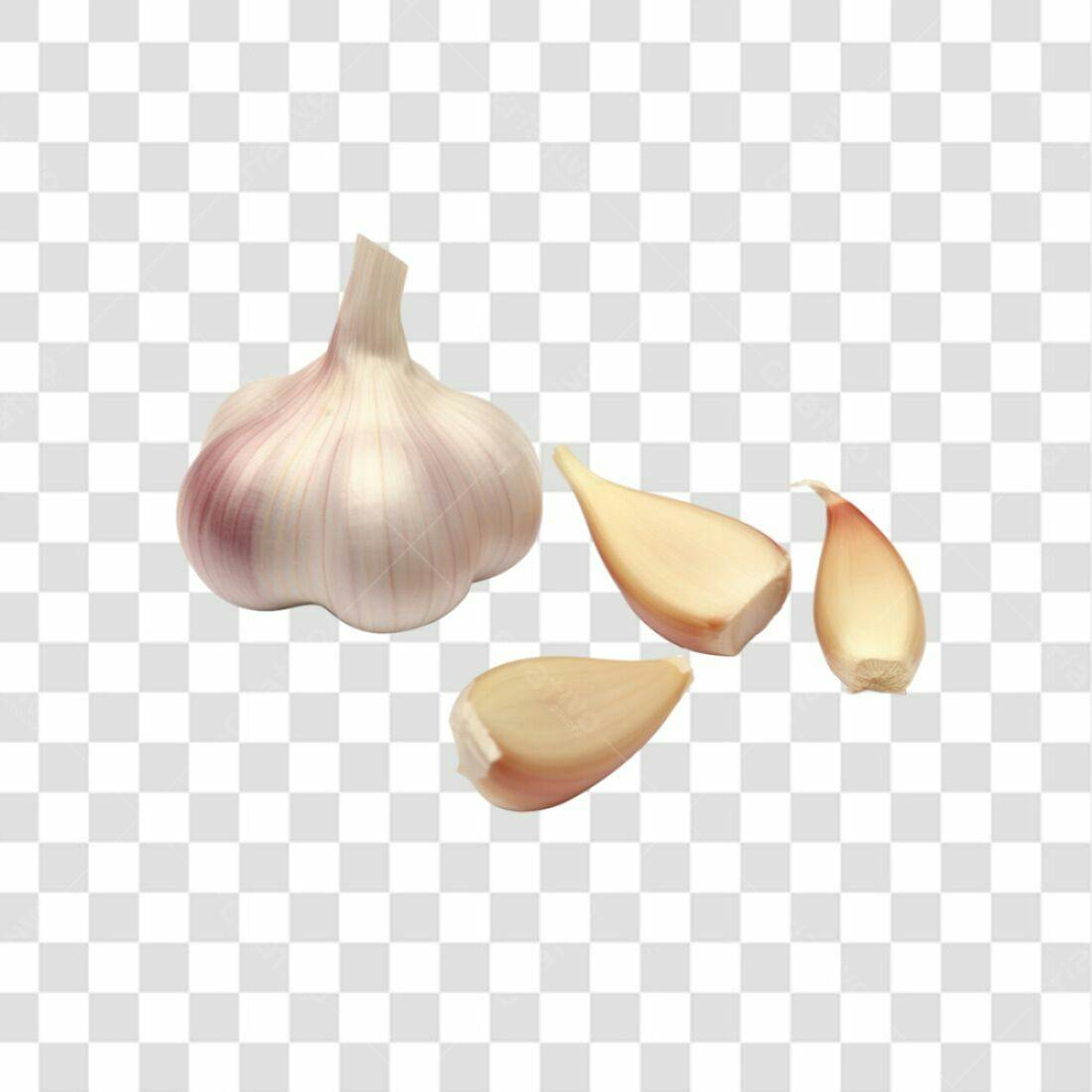 Icone de alho PNG com fundo transparente