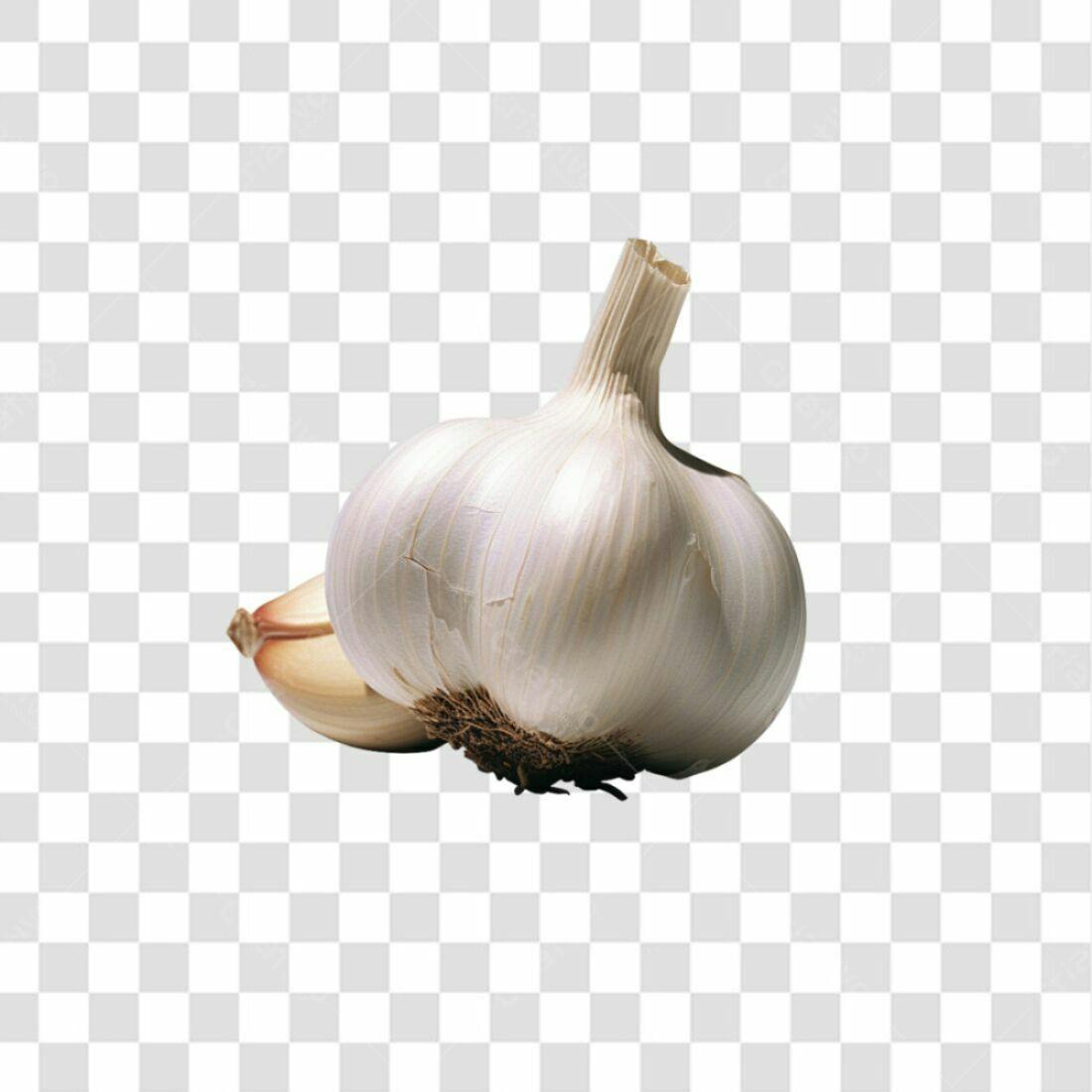 Icone de alho PNG com fundo transparente