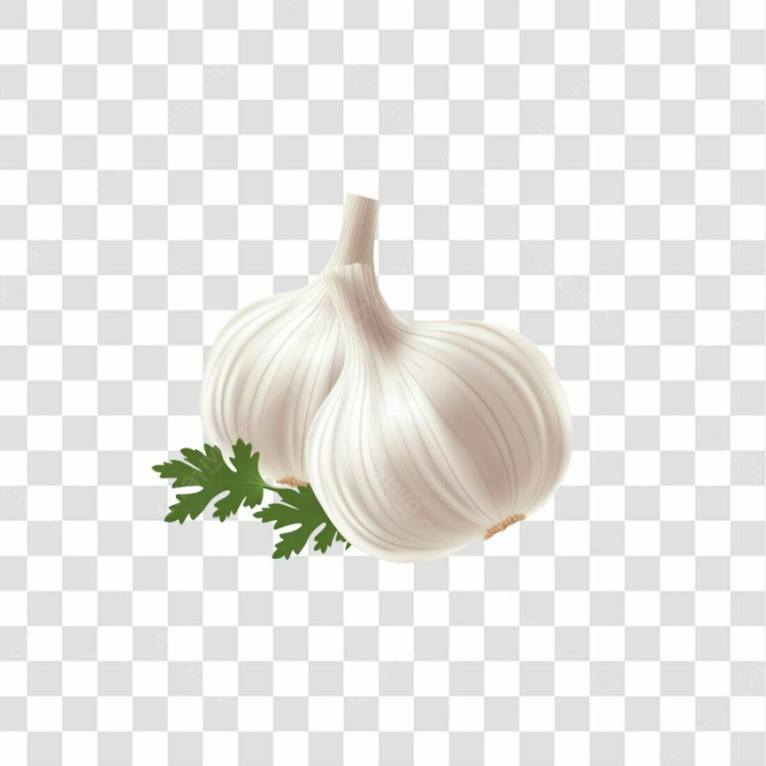 Icone de Alho PNG com fundo transparente