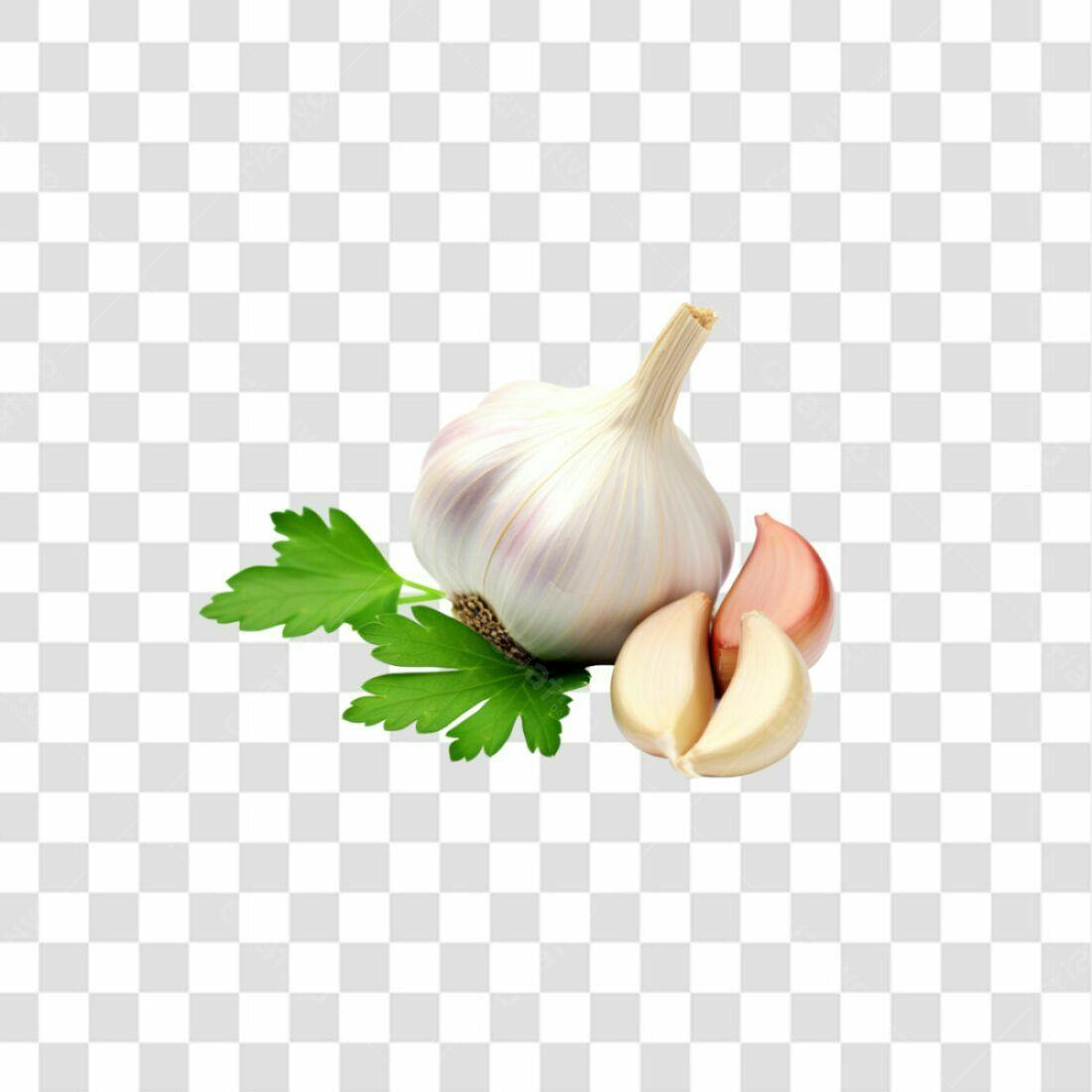 Icone de Alho PNG com fundo transparente