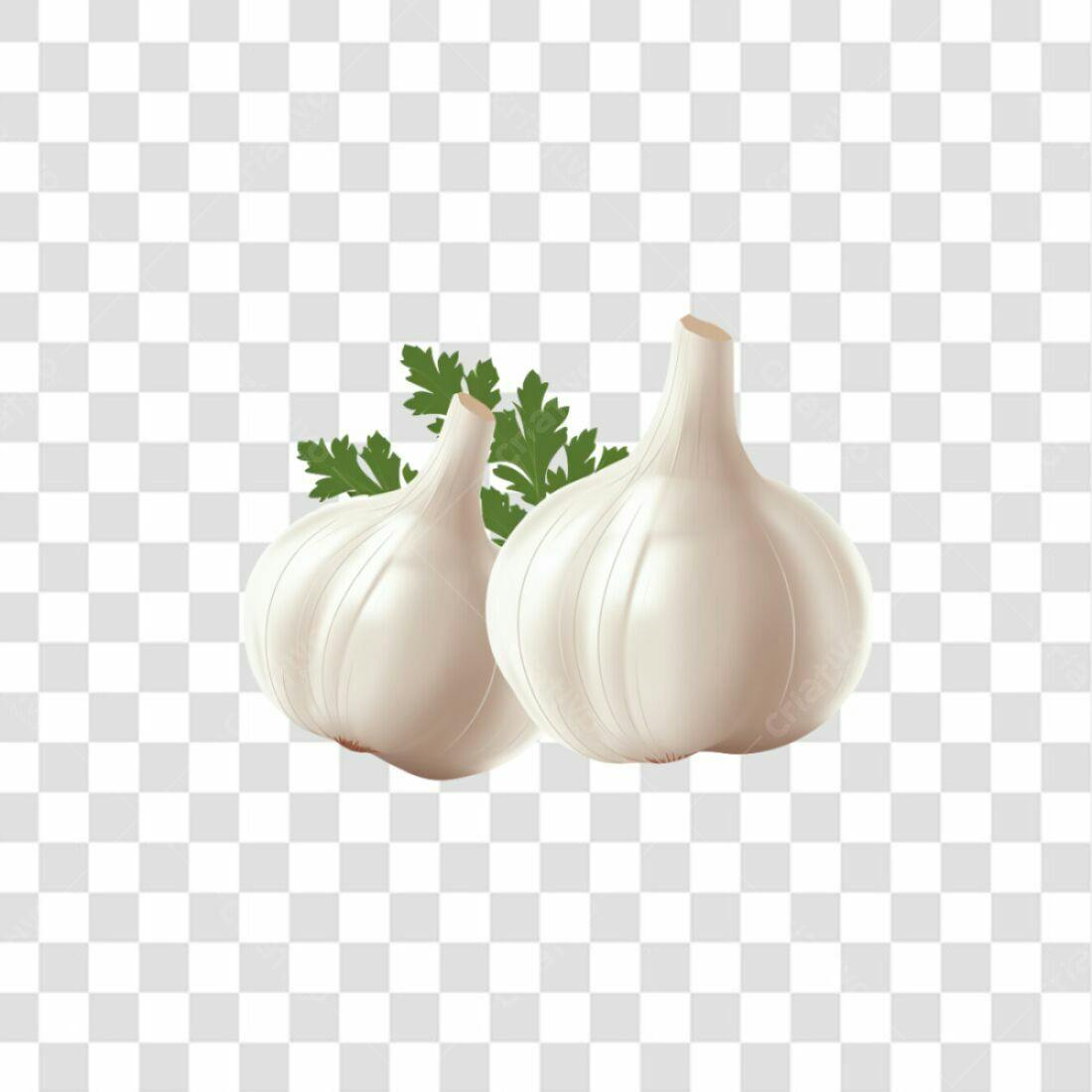 Icone de Alho PNG com fundo transparente