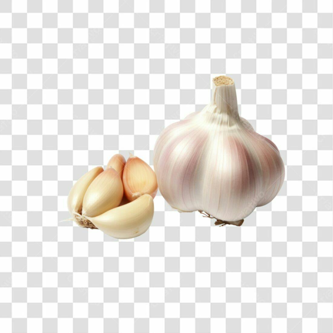 Icone de alho PNG com fundo transparente