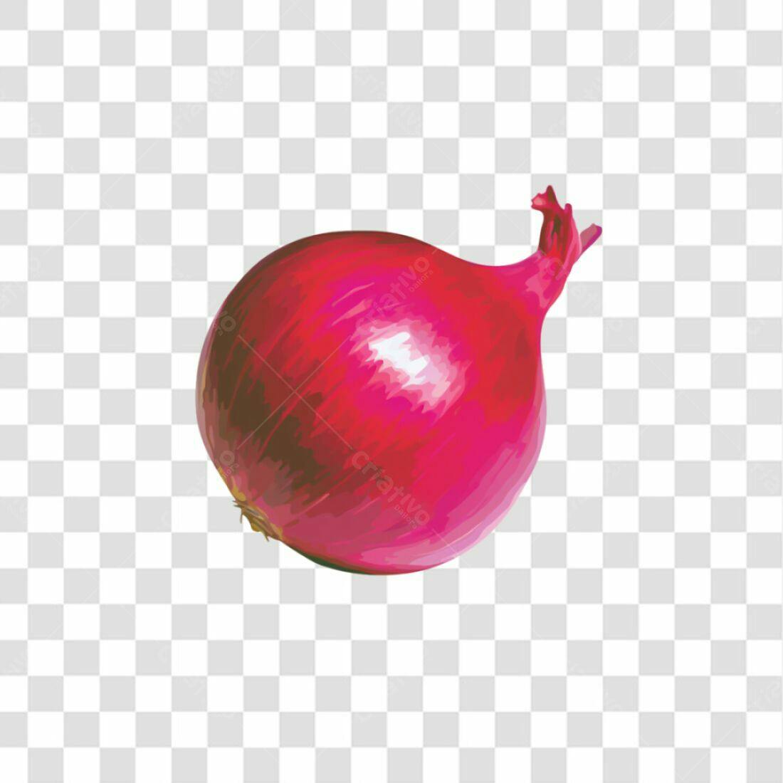 Icone Cebola Vermelha PNG com fundo transparente