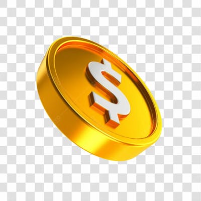 Baixe De Graça Moeda 3D De Ouro Png Transparente (5)