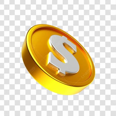 Baixe De Graça Moeda 3D De Ouro Png Transparente (8)