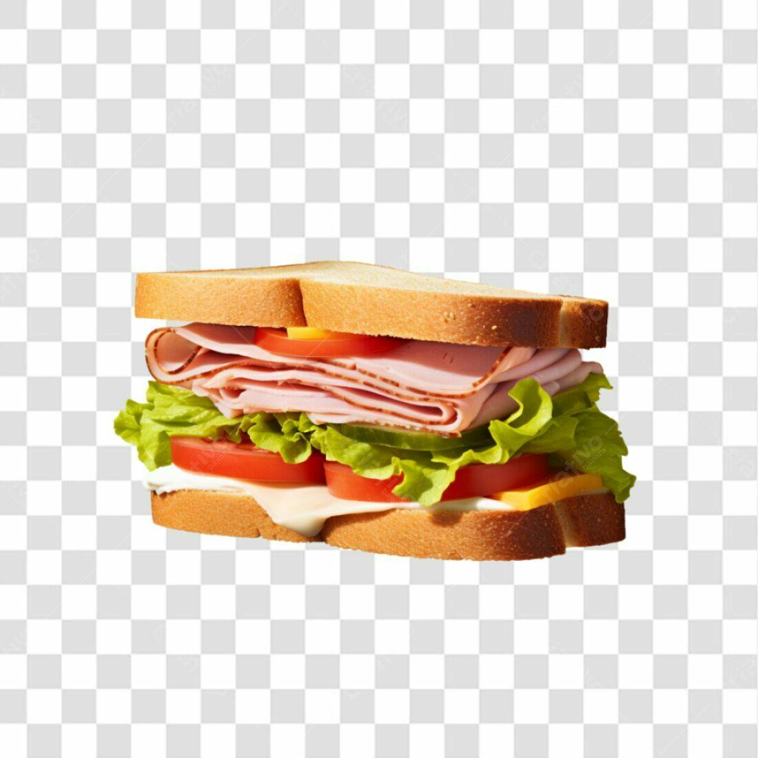 Imagem Sanduíche Presunto PNG com fundo transparente